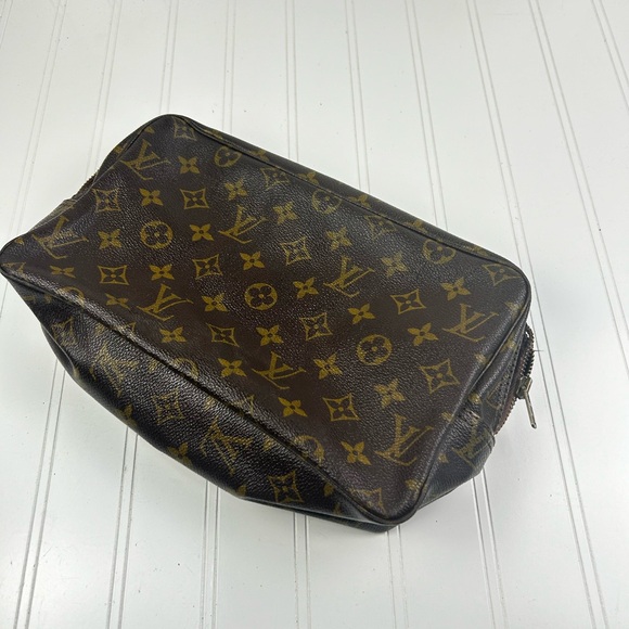 Louis Vuitton Trousse 28 Unisex Brown Monogram canvas Cosmetic Bag - Picture 7 of 14